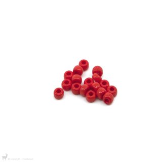  Perles de rocaille Perles rocailles 6/0 Opaque Vermillon Red 407