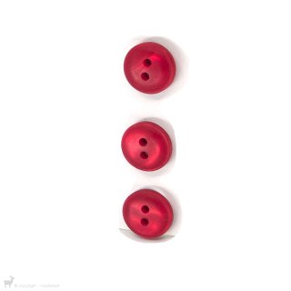  Boutons Boutons 14mm Mat Rouge