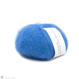  Lace - 02 Ply Knitting For Olive Soft Silk Mohair Poppy Blue