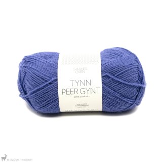  Fingering - 04 Ply Tynn Peer Gynt Bleu Iris 5535