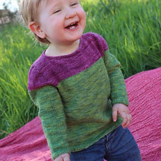  Pull bébé Modèle Pullover Mini Bicolore par Instants de Louise