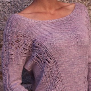  Pull femme Modèle Pullover Straight to the heart par Marion Knits